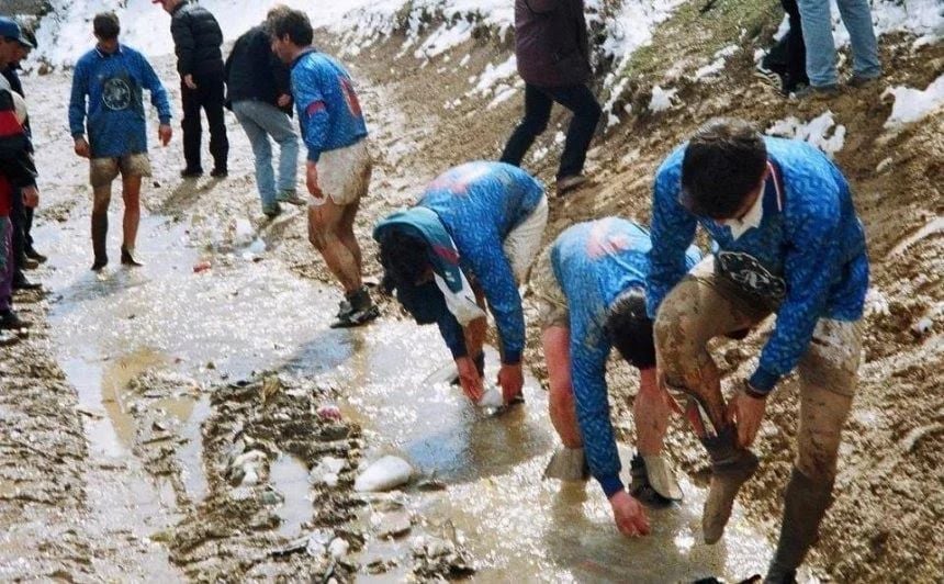 Two small communities with a shared love for football