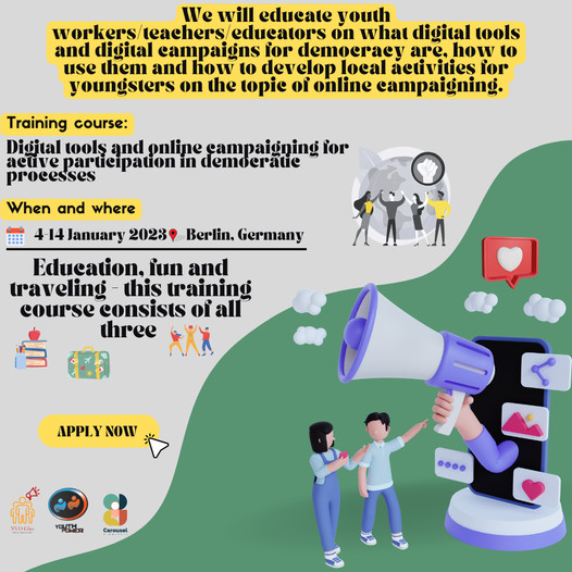 Digital tools and online campaigning for active participation in democratic processes